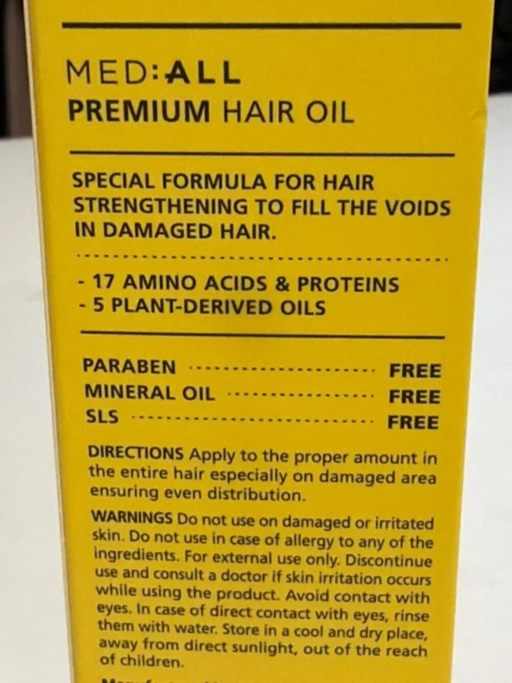 MED:ALL MEDIALL Premium Hair Oil for Frizzy & Damaged Hair |Hair Regrowth Tonic